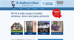 Desktop Screenshot of andrewsglass.co.uk